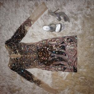 LIKE NEW Jovani beaded cocktail dress